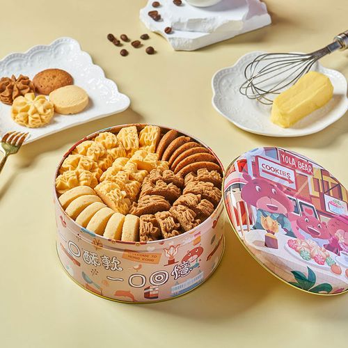 优乐熊咖啡曲奇饼干660g