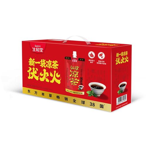 180ml本草仙草仙草凉茶原味12袋礼盒装
