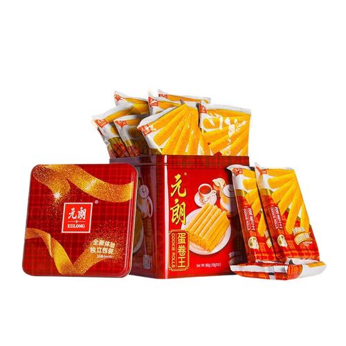 元朗蛋卷铁罐礼盒960g