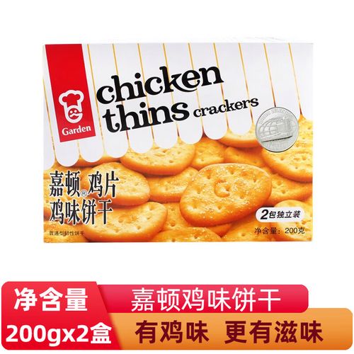 嘉顿鸡片鸡味饼干100g